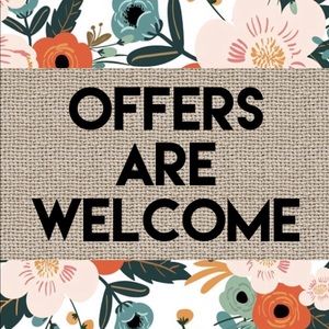 Reasonable offers accepted